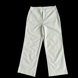 Daily Thread  Wide Leg Ankle Pants Women’s Size 2 Mid-rise Beige